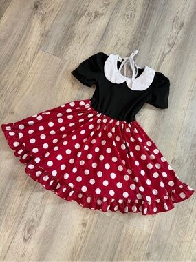 Girls Minnie dress - girlhood by little stocking co